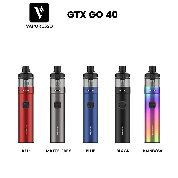 VAPORESSO GTX GO 40 + ESSÊNCIA DE BRINDE