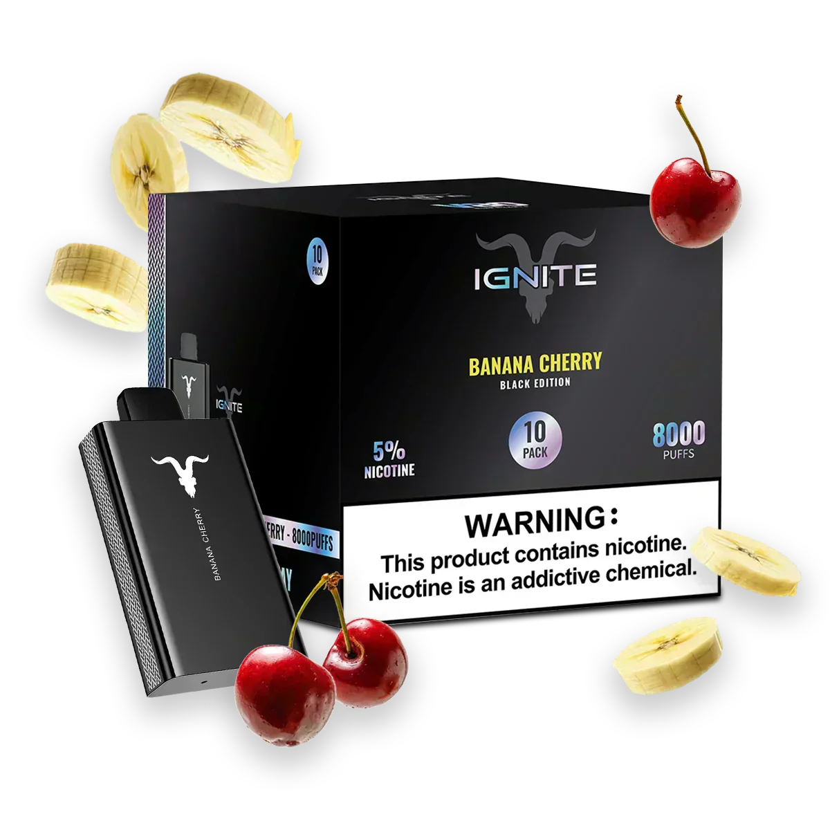 CAIXA COM 10 UNIDADES - IGNITE 8 MIL PUFFS! 🔥