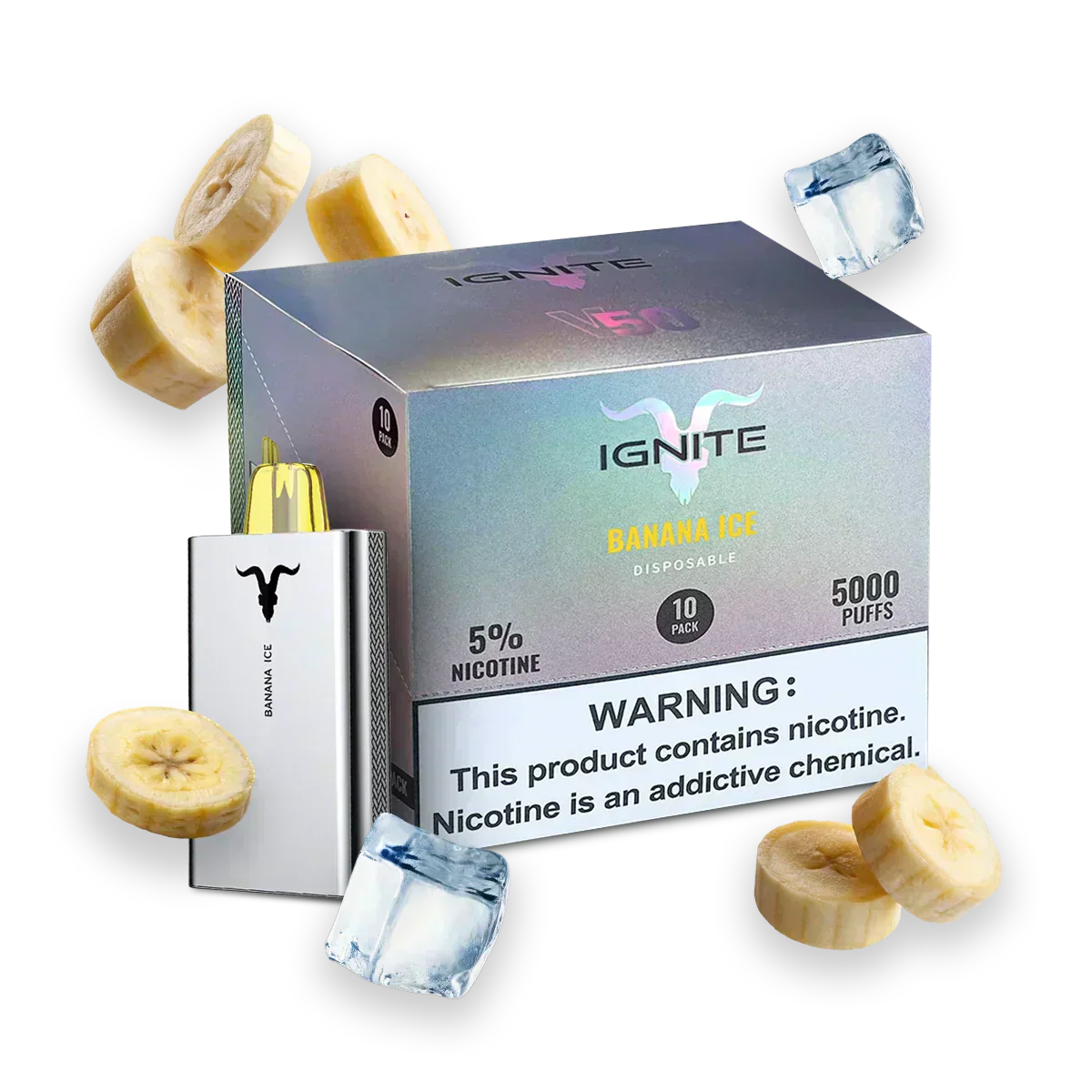CAIXA COM 10 UNIDADES - IGNITE 5 MIL PUFFS! 🔥