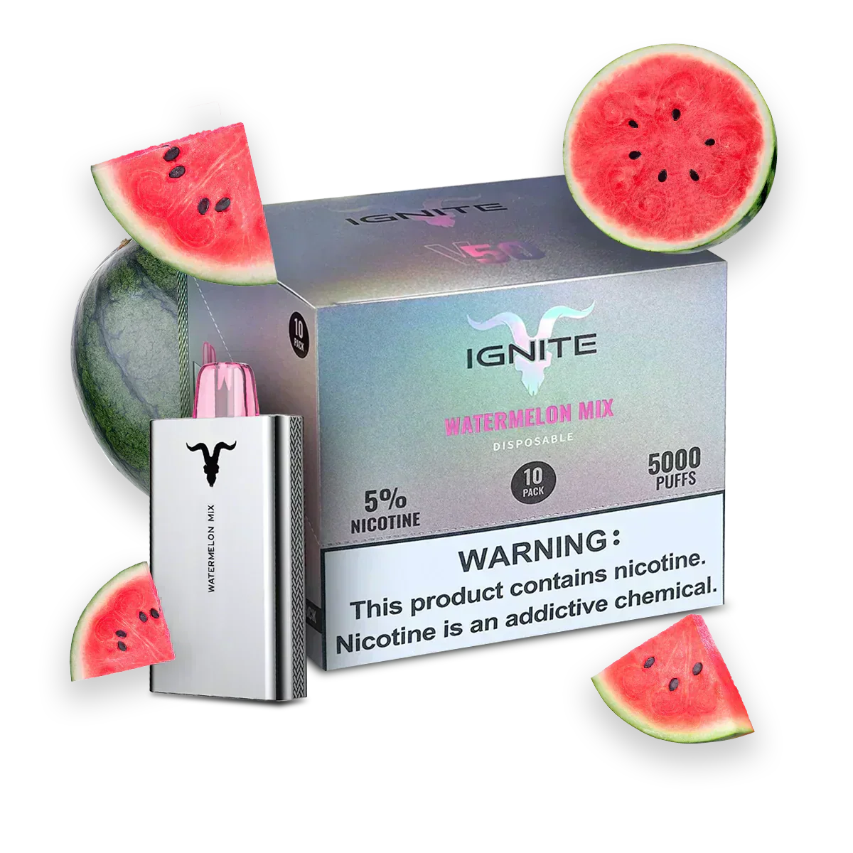 CAIXA COM 10 UNIDADES - IGNITE 5 MIL PUFFS! 🔥